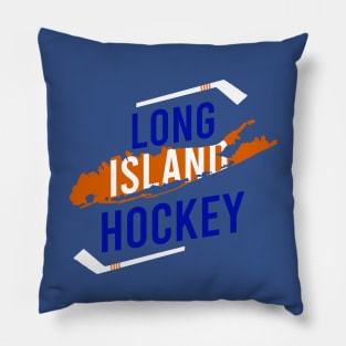 long island hockey Pillow