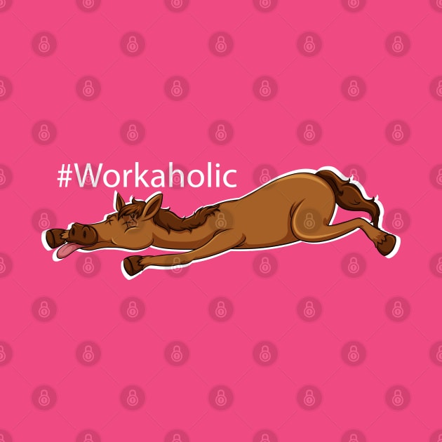 Hash tag Workaholic by CatCoconut-Art