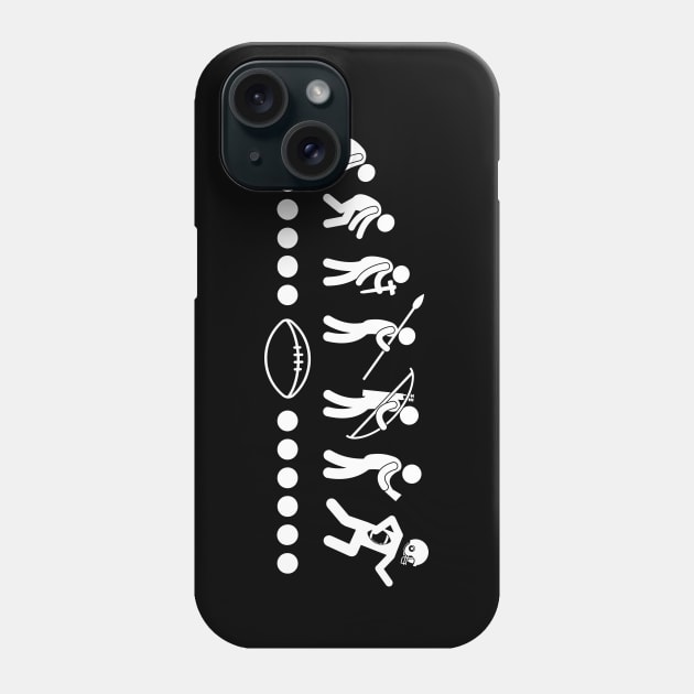 Football Evolution Phone Case by EvolvedandLovingIt