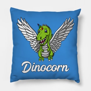 Dinocorn T-Rex Dinosaur Unicorn Pillow