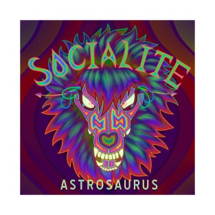 Socialite Astrosaurus Cover Art T-Shirt