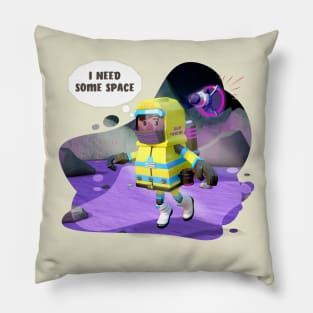 Yellow spacesuit, Follow your dreams. Deo Pillow