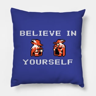 Believe In Yourself Original Red Mage Red Wizard Version Pillow