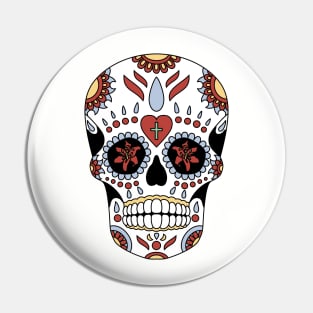 Sugar skull Pin