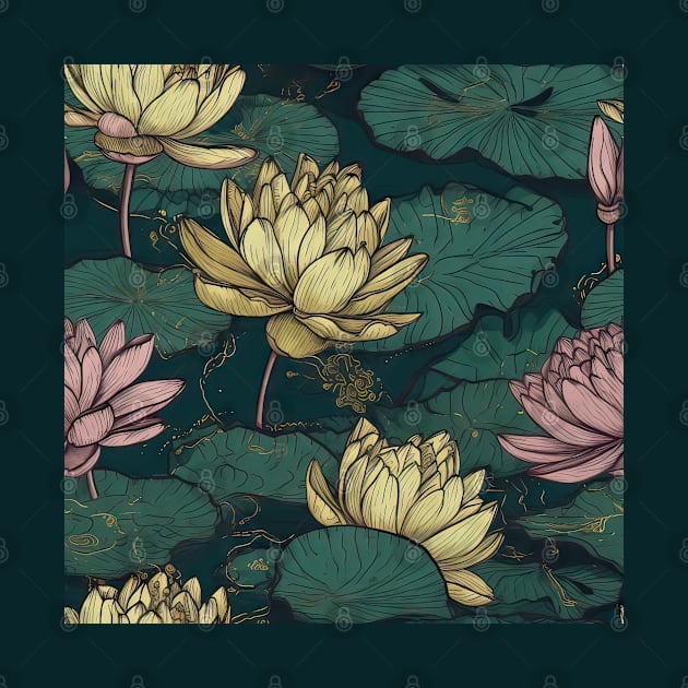 Water lilies pattern by etherElric