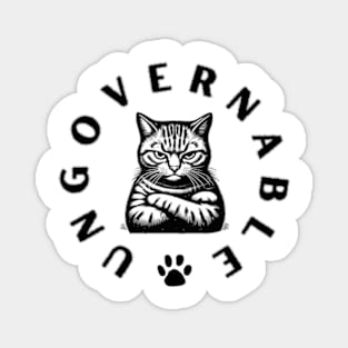 Ungovernable Cat Magnet