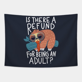 Adulting Refund Tapestry