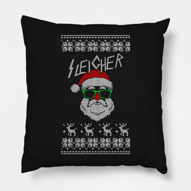 Santa Leigher Pillow by D3monic