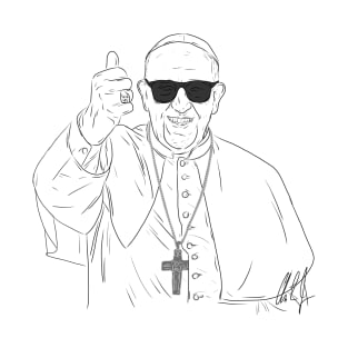 Pope Francis: Too Cool For School T-Shirt