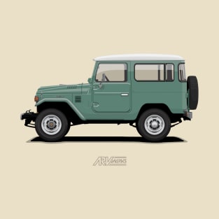 Land Cruiser FJ40 HardTop Green T-Shirt