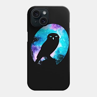 Galaxy Owl Silhouette Phone Case