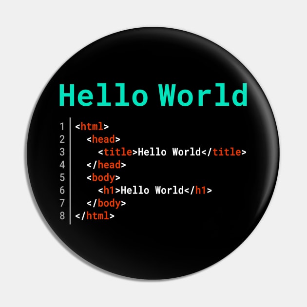 Hello World | HTML Pin by MrDrajan