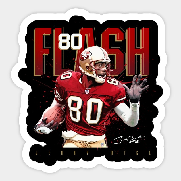 Jerry Rice - Jerry Rice San Francisco 49ers - Sticker