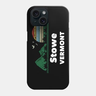 Mountain Sunset Flying Birds Outdoor Stowe Vermont Phone Case