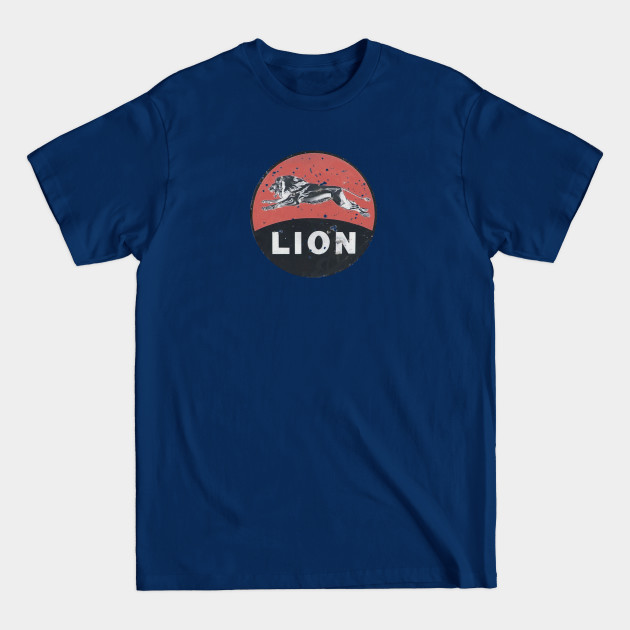 Disover LION Gasoline - Vintage Automotive sign - Vintage Automotive - T-Shirt