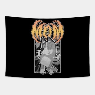 mom bluey metal Tapestry