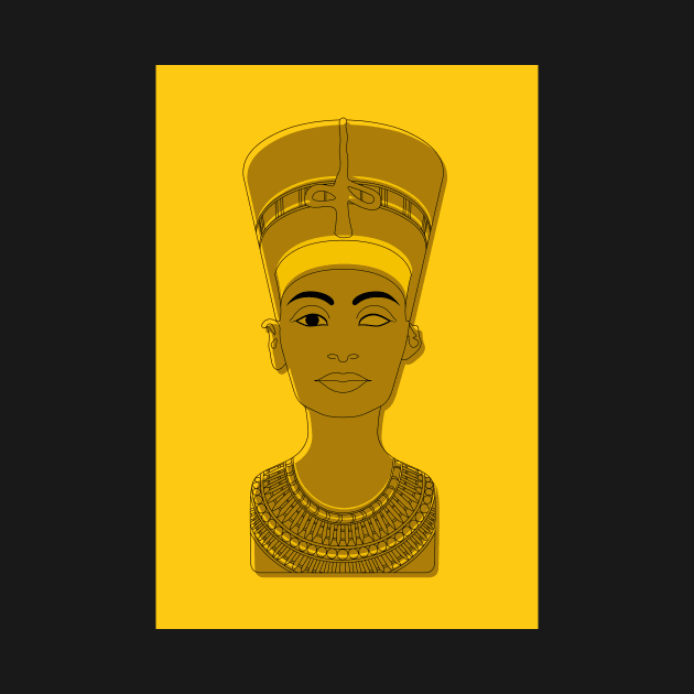 Nefertiti yellow by Hayh0