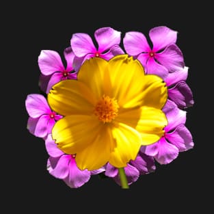 purple and yellow flowers T-Shirt