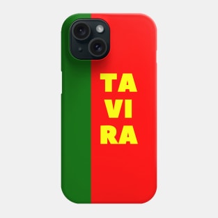 Tavira in Portuguese Flag Colors Vertical Phone Case