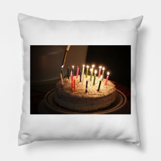 Lighting The Candles Pillow