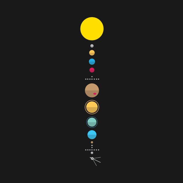 Minimalist Solar System by rasabi