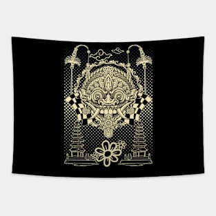 Barong Bali Ilustration 01 Tapestry