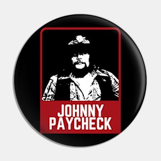 Johnny paycheck ~~~ 70s retro Pin
