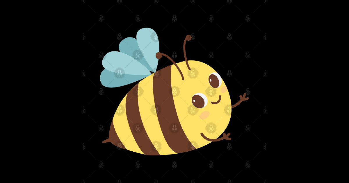Spring Honey Bee Vector design - Spring Bee - Sticker | TeePublic