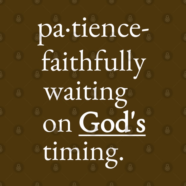 patience - faithfully waiting on God's timing by WhatTheKpop