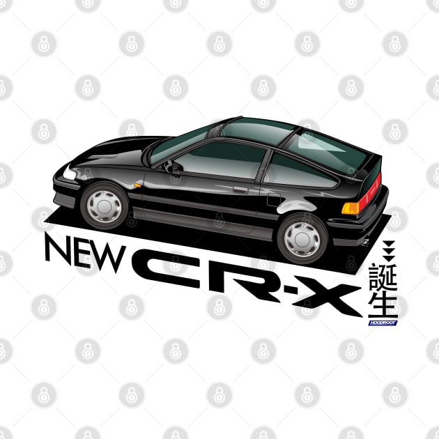 New CRX CIVIC ARTWORK by hoodroot