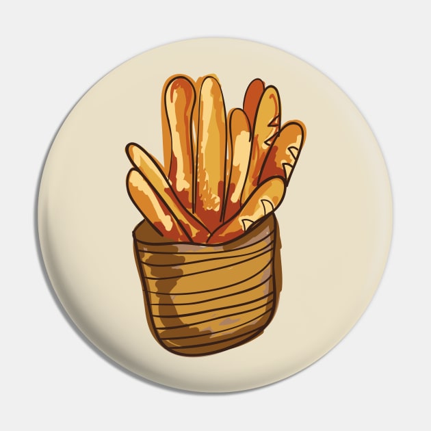 Baguette Pin by NewWorldIsHere