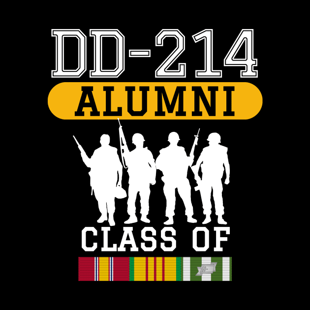 DD-214 Alumni Class of Vietnam Veteran Pride by Revinct_Designs