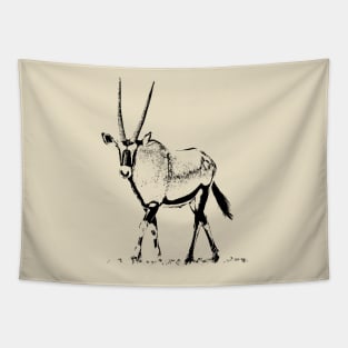 Male Gemsbok | African Wildlife Tapestry