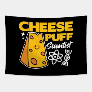 Cheese Puff Scientist Tapestry