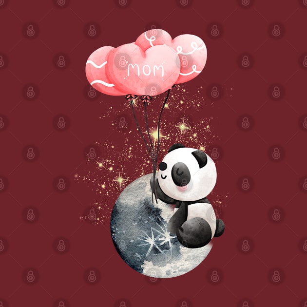 Cute Panda Missing MOM until Moon by Suga Collection