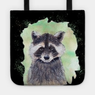 Raccoon in Ink and Watercolor Tote