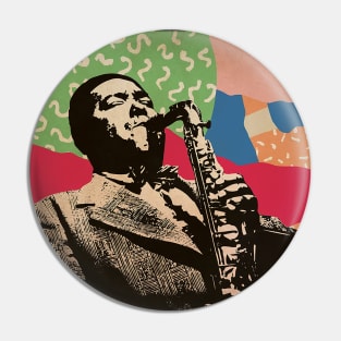 Vintage Poster - Charlie Parker Style Pin