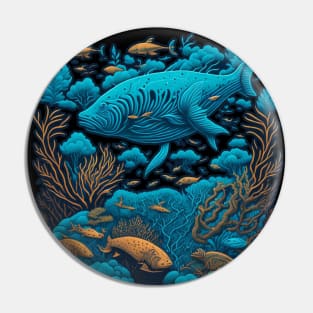 Blue Planet Call - Raise Awareness for Ocean Conservation Pin