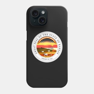 Kansas Coat of Arms Phone Case