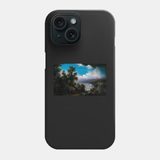 Tropical coast overlook Phone Case