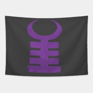 Purple adinkra Tapestry