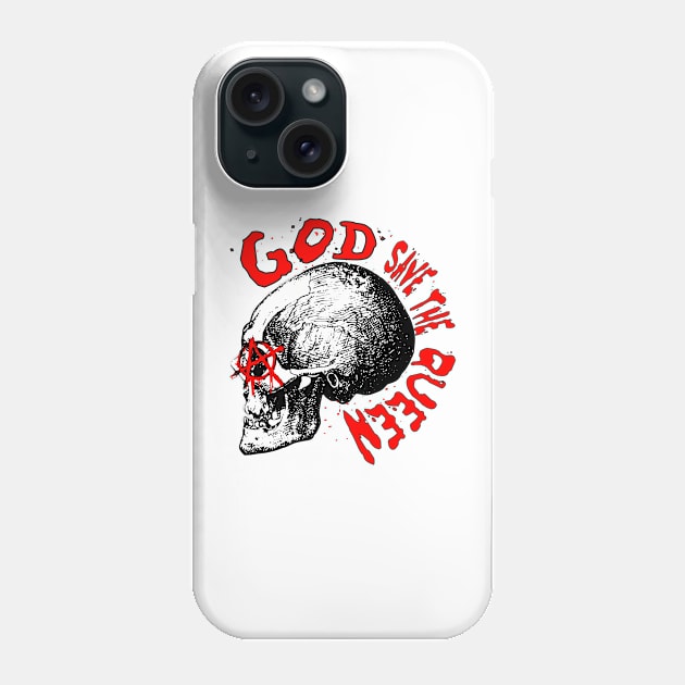 PUNK - God Save the Queen Phone Case by ryanmpete