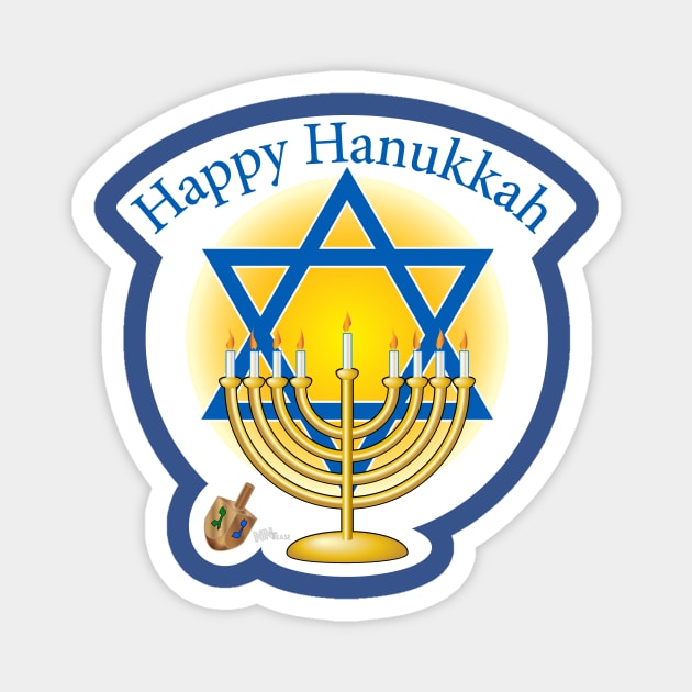 Happy Hanukkah Magnet by NN Tease