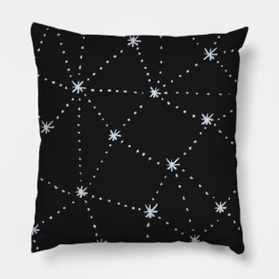 white stars Pillow