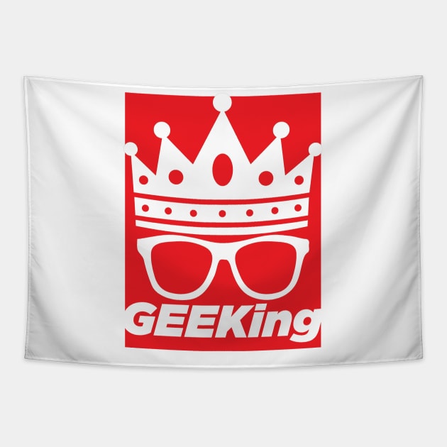 GEEKing SUPReme (rouge) Tapestry by GEEKing Official