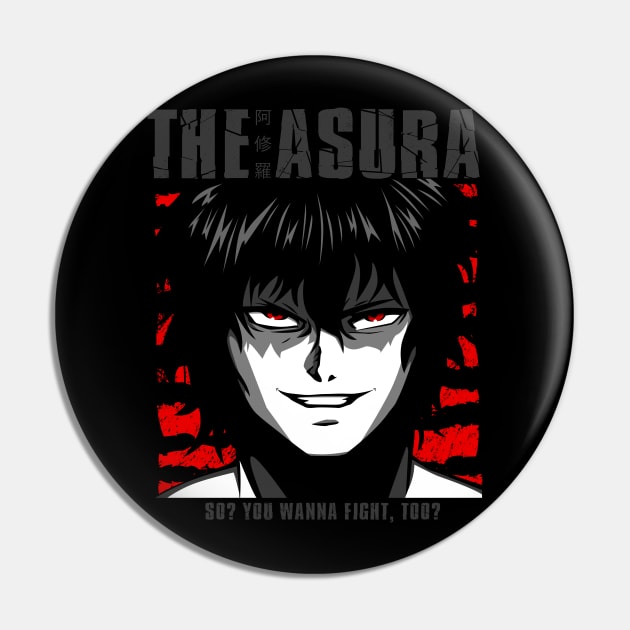 Tokita Ohma FIGHT Kengan Ashura Pin by JPNDEMON