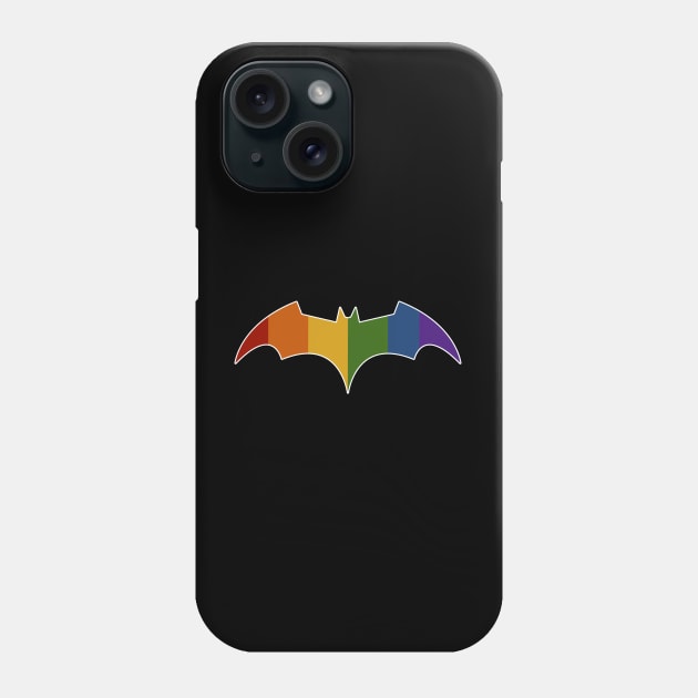 Kate Kane - Rainbow Pride Logo - LGBT Phone Case by viking_elf
