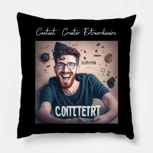 Content Creator Extraordinaire Pillow