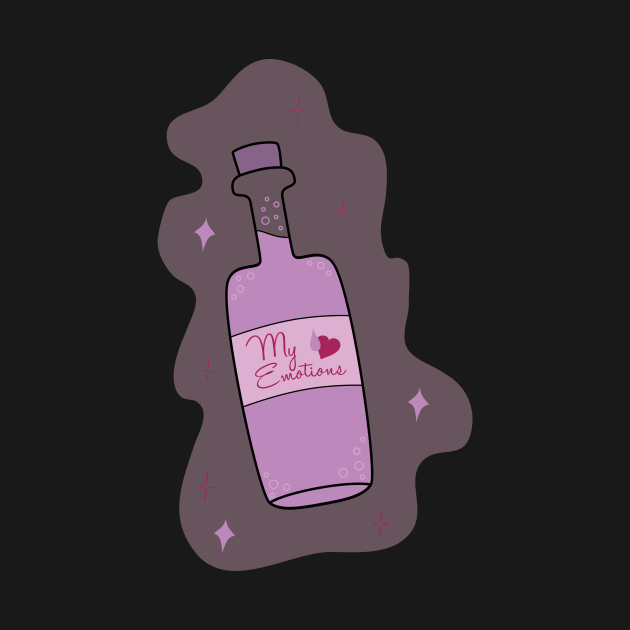 Bottle of My Emotions Emotion TShirt TeePublic