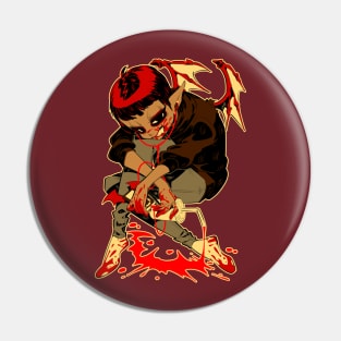 Vampire girl Pin